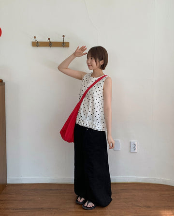 Visitk Summer Cut Cotton Wide Pants